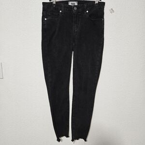Paige Verdugo Ankle jeans size 28 black crow super distressed